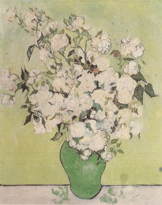 Vincent Van Gogh Still life:Pink Roses in a Vase (nn04) oil painting image
